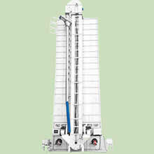 Low breakage recirculating batch rice dryer
