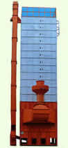 Low breakage recirculating 批次rice dryer