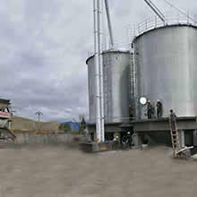 flat bottom grain silo for sale
