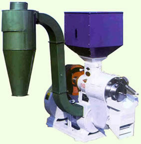 rice whitener machine SN double blower rice whitener